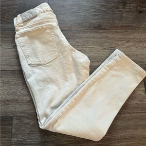 Everlane Slim Fit Jean White Cream Jean 29x28